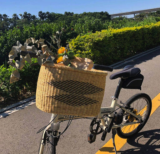 AfricanheritageGH Handwoven Bicycle Basket