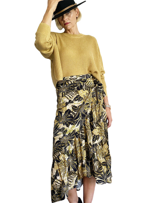 Ella Sol Gigi Ruffle Wrap Skirt