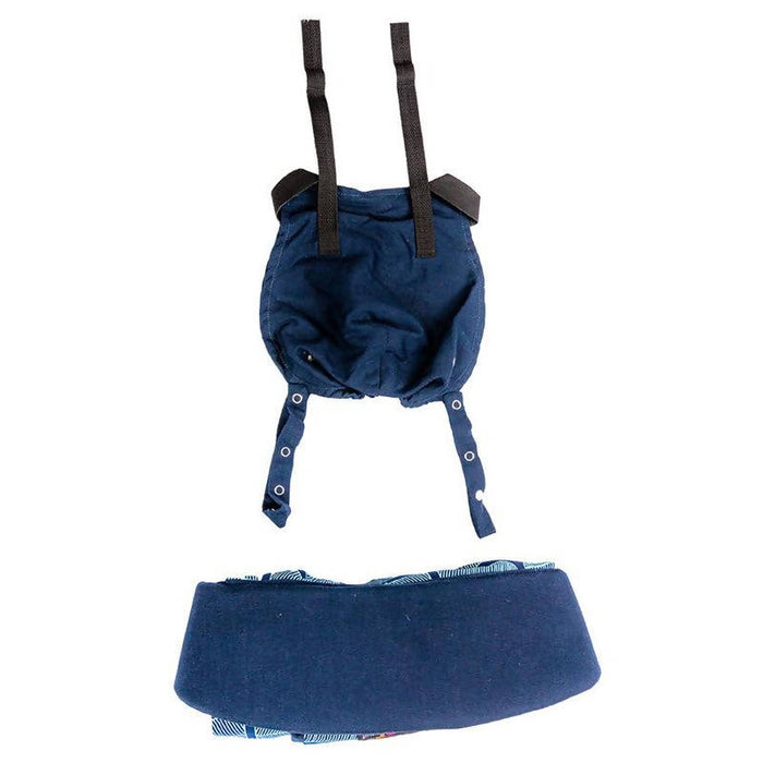 African Baby Carrier Denim Banana Leaf Original (Simple, Light weight for all occasions)