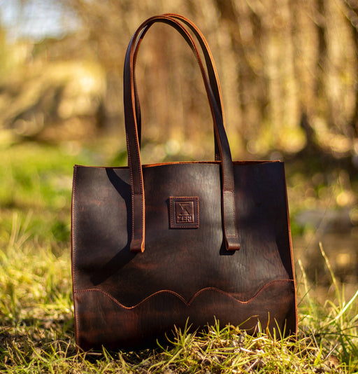 Zeri Leather Tote Bag