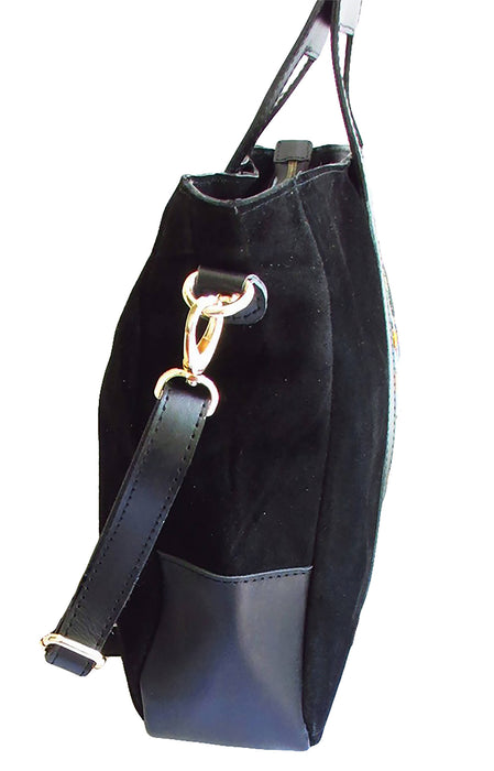 Root in Style Suede Leather Women's Handbag