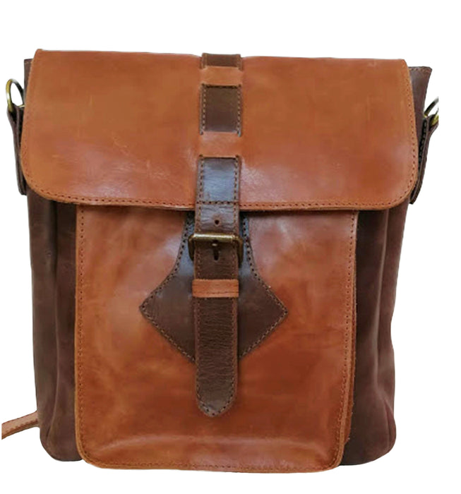 Zeri Messenger Unisex Bag, Full Grain Ethiopian Leather