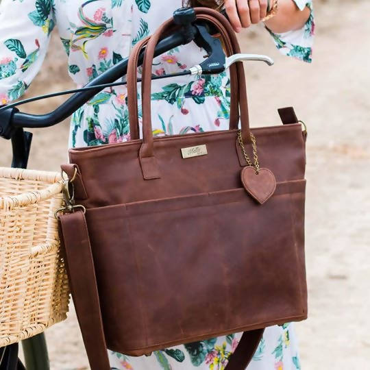 Mally The Beula Bovine Leather Diaper Bag