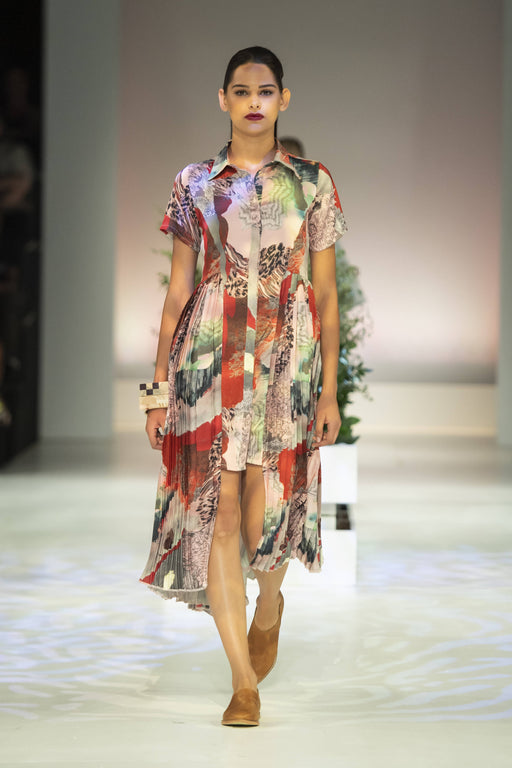 Danielle Frylinck Fortunova Satin Shirt Dress - Limited Edition For The Runway 2020 SA Fashion week