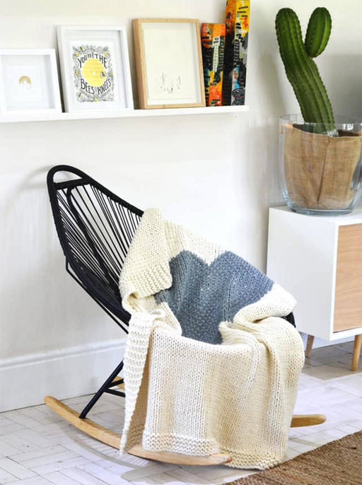 Heart Luxury Knitted Throw Blanket