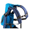 African Baby Carrier Denim-Shweshwe Deluxe (Carrier includes all accessories. carry bag, detachable moonbag)