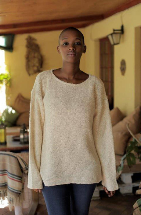 Cotton Girls Handcrafted Sweater