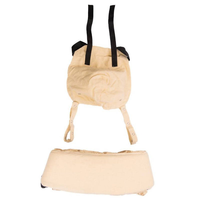 African Baby Carrier Hemp Animal Print Deluxe (Carrier includes all accessories. carry bag, detachable moonbag)