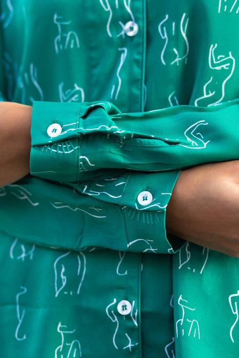 Nightire Organic Bamboo Pyjama Set - Beautiful Bodies - Emerald