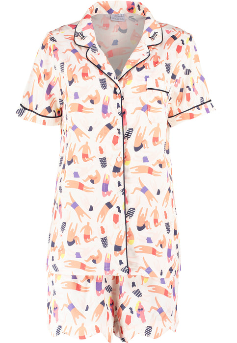 Nightire Organic Bamboo Pyjama Set - Swim School