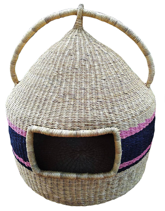 AfricanheritageGH Handmade Authentic Luxury Cat Bed