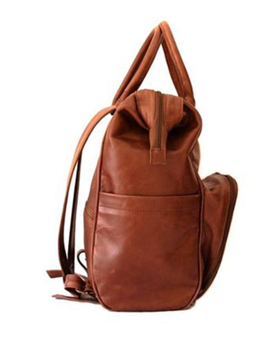Mally The Bambino Leather Diaper Backpack