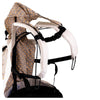 African Baby Carrier Denim-Shweshwe Deluxe (Carrier includes all accessories. carry bag, detachable moonbag)