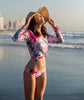 Me And The Sea Beach Daze Print Bikini Bottoms