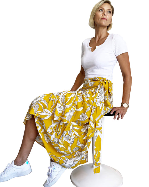 Ella Sol Gigi Ruffle Wrap Skirt