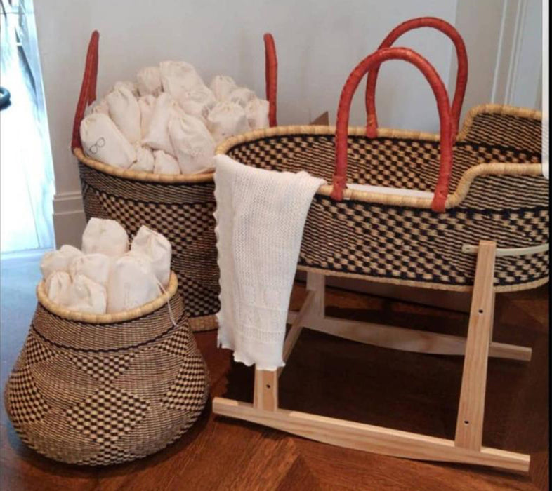 AfricanheritageGH Moses Basket Baby Bed, Baby Bassinet & Laundry Baskets