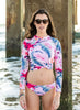 Me And The Sea Beach Daze Print Bikini Bottoms
