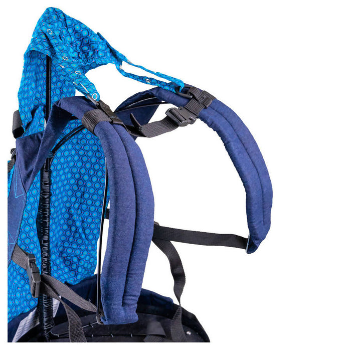 African Baby Carrier Denim-Shweshwe Original (Simple Light weight for all occasions)