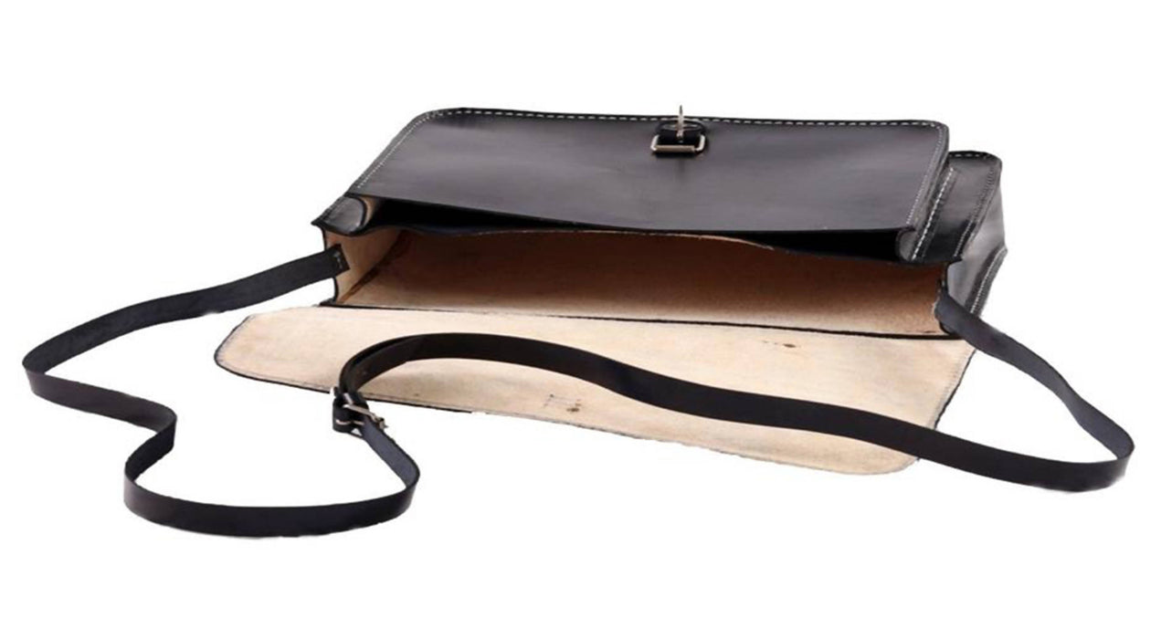 Nanita Hand-Stitched Genuine Leather Briefcase