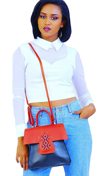 Root in Style Genuine Leather Women's Handbag