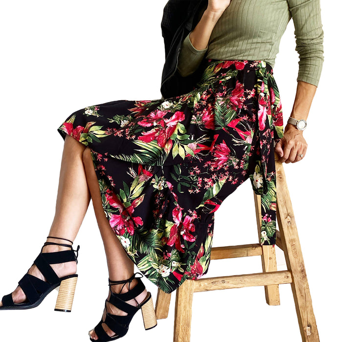 Ella Sol Gigi Ruffle Wrap Skirt