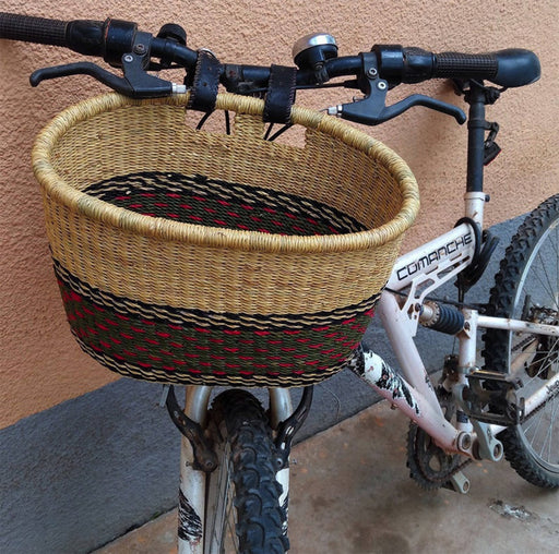 AfricanheritageGH Handwoven Bicycle Basket