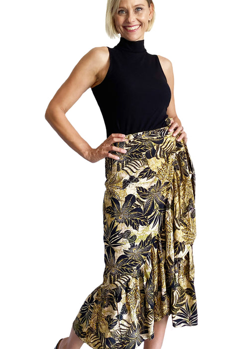 Ella Sol Gigi Ruffle Wrap Skirt