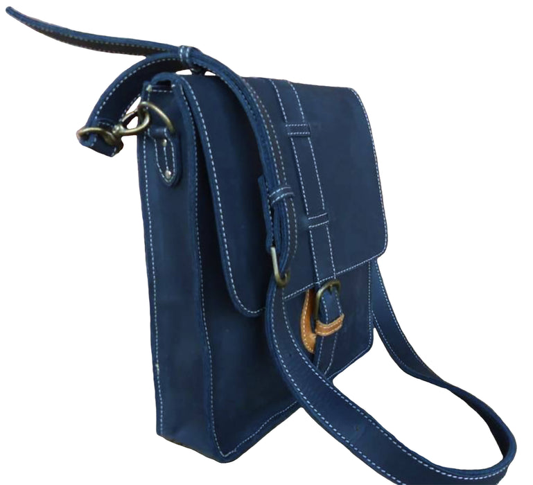 Zeri Messenger Unisex Bag, Full Grain Ethiopian Leather
