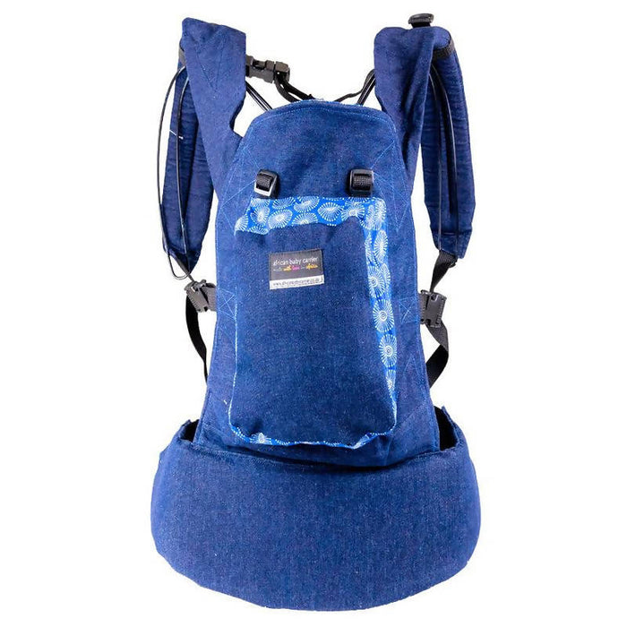 African Baby Carrier Denim-Shweshwe Original (Simple, Light weight for all occasions)