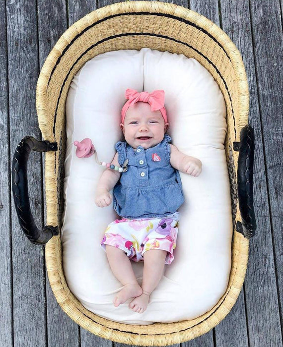 AfricanheritageGH Moses Basket Baby Bed, Baby Bassinet & Changing Basket