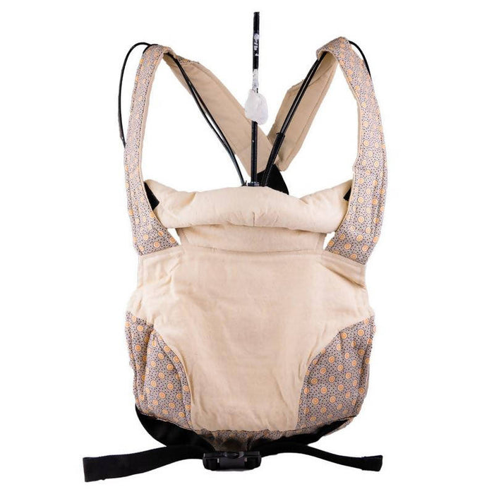 African Baby Carrier Newborn, Denim Shweshwe