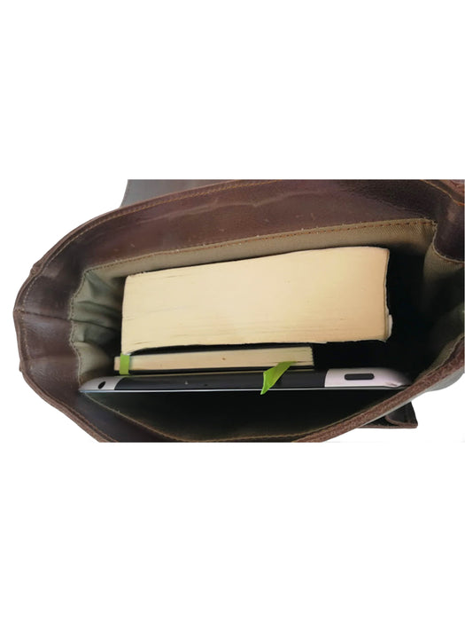Zeri Messenger Unisex bag, Full Grain Ethiopian Leather