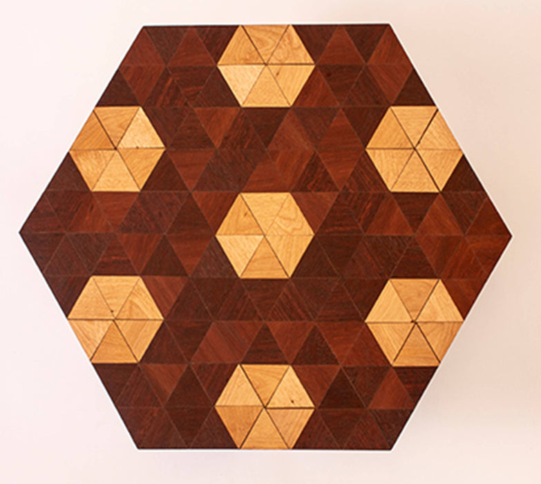 Kaowa Design Wooden Mosaic Table, Beehome 60