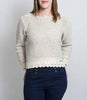 Cotton Girls Handcrafted Lace Top, Knitwear