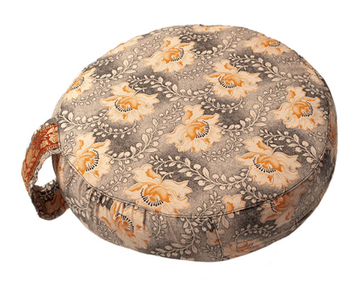 Simply Shweshwe Zafu Meditation Cushion, Serenity Bloom