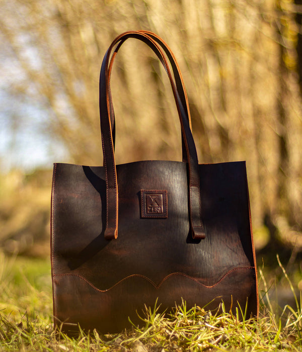 Zeri Leather Tote Bag