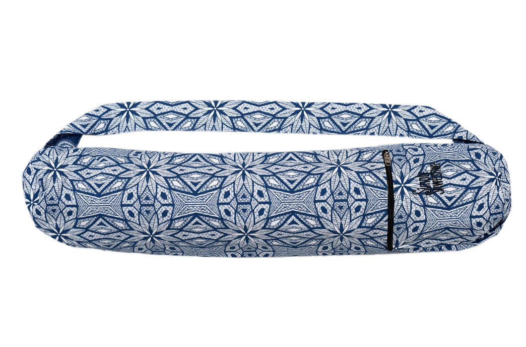 Simply Shweshwe Yoga Mat Bag, Aztec Blue