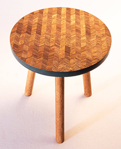 Kaowa Design Wooden Mosaic Table, Wave 40