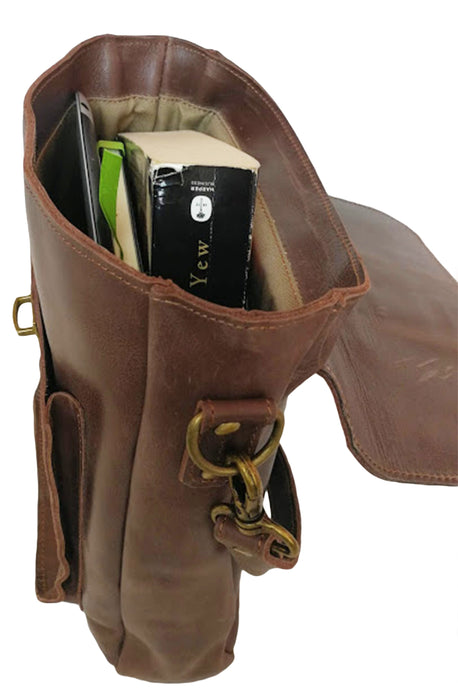 Zeri Messenger Unisex bag, Full Grain Ethiopian Leather