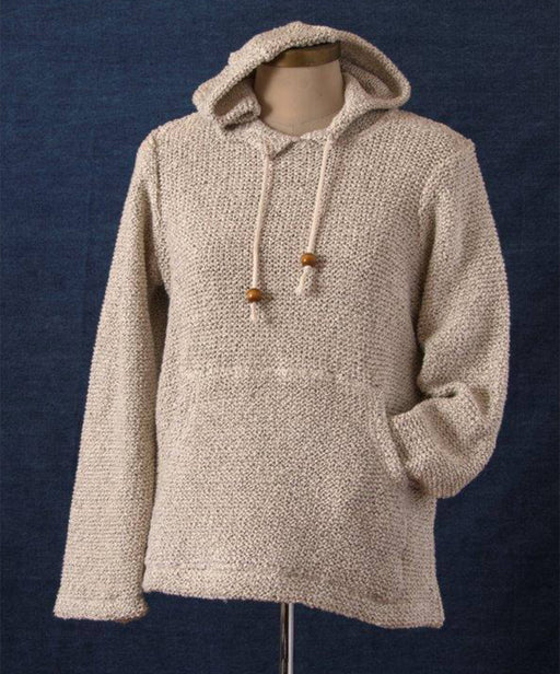Cotton Girls Handcrafted Long Sleeve Hoodie, Double Knit
