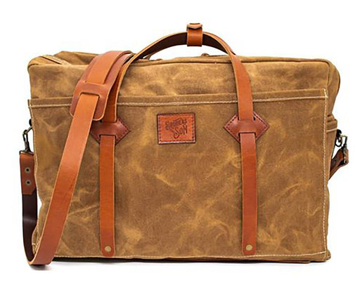 Brothers & Sons The Research Briefcase - Bushveld Tan