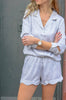 Nightire Organic Bamboo Pyjama Set - Dove Grey Midi Set