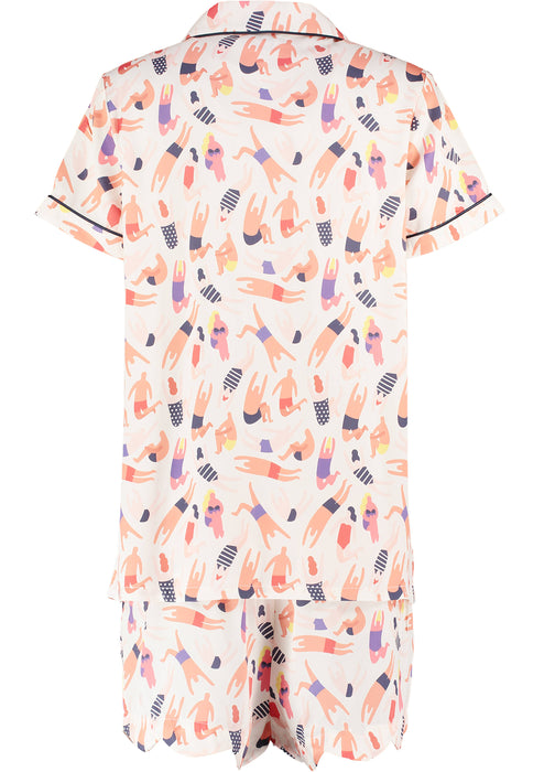 Nightire Organic Bamboo Pyjama Set - Swim School