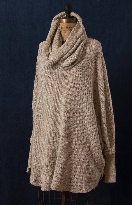 Cotton Girls Handcrafted Poncho Sweater, Authentic Knitwear