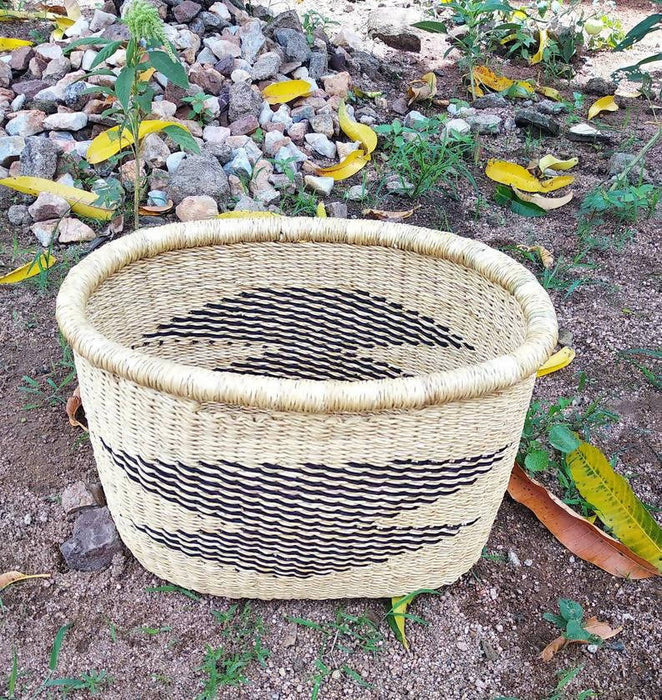 AfricanheritageGH Handwoven Bicycle Basket