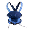 African Baby Carrier Newborn, Denim Shweshwe