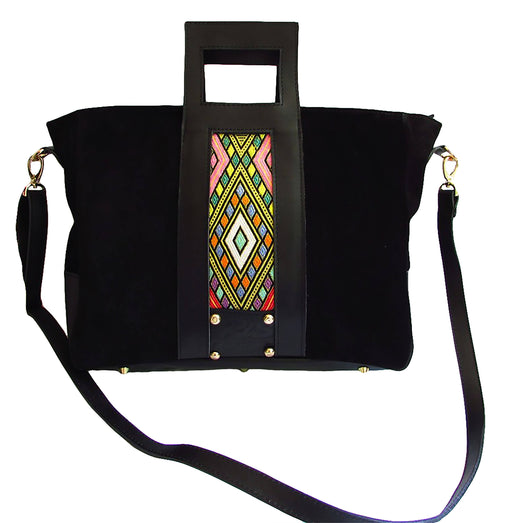 Root in Style Suede Leather Women's Handbag