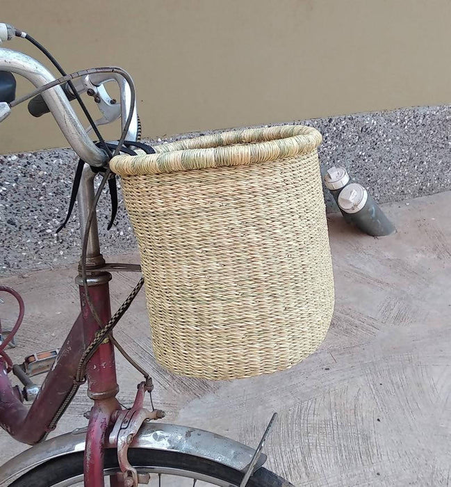 AfricanheritageGH Handwoven Bicycle Basket