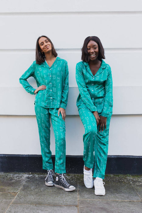 Nightire Organic Bamboo Pyjama Set - Beautiful Bodies - Emerald