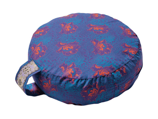 Simply Shweshwe Zafu Meditation Cushion, Periwinkle